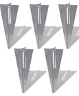 vidaXL - Omheiningssysteem - Gaashekwerk set met paal ankers en toebehoren 1,25 x 15 m