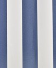 Zonneschermdoek met luifel 6 x 3 m canvas blauw/wit (exclusief frame)