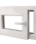 vidaXL Tilt & Turn PVC Window Handle on the Right 600 x 400 mm