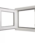 vidaXL Tilt & Turn PVC Window Handle on the Right 600 x mm