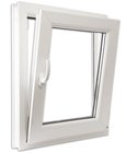 vidaXL Double Glazed Tilt & Turn PVC Window Handle on the Left 600 x 800 mm