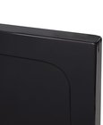 vidaXL Douchebak rechthoekig ABS zwart 70 x 90 cm