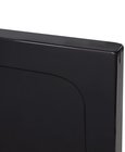 vidaXL Douchebak rechthoekig ABS zwart 80 x 90 cm