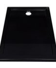vidaXL Douchebak rechthoekig ABS zwart 70 x 100 cm
