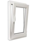 vidaXL Triple Glazing Tilt & Turn PVC Window Handle on the Left 600x1000 mm