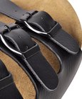 Sandalen met 3 bandjes met gesp maat 36 (zwart) (unisex)