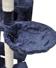 Kattenkrabpaal Tommie 220/240 cm 3 huisjes (donkerblauw)