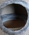 Kattenhuis/krabpaal grijs 100 cm