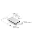 ICY BOX IB-AC703-C 2.5 inch 2.5 harde schijf behuizing USB-C