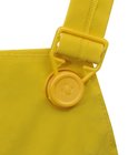 Tweedelig regenpak waterbestendig met capuchon geel XL