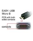 Delock Easy USB micro kabel haaks links/rechts 2 meter
