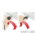 Delock Easy USB micro kabel haaks links/rechts 2 meter