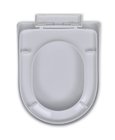 vidaxl Abattant WC à fermeture en douceur Blanc Carré - VIDAXL