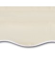 vidaxl Tissu d&#39;auvent Toile Crème 4 x 3 m (cadre non inclus) - VIDAXL