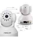 foscam Caméra motorisée HD 720p infrarouge 8m Foscam FI9816PW - blanc