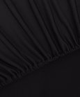 vidaXL Stretch meubelhoes voor fauteuil zwart polyester jersey