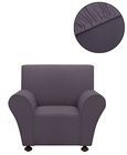 vidaXL Stretch meubelhoes voor fauteuil antraciet polyester jersey