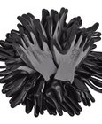 vidaXL Werkhandschoenen nitrilrubber 24 paar grijs en zwart maat 8/M