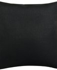 Kussenslopen 4 stuks linnen-uitstraling zwart 40x40 cm