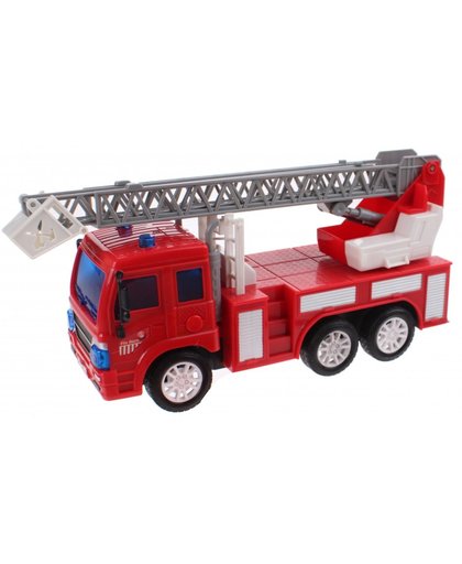 Toi Toys Brandweerwagen RC met licht en geluid rood 25 cm