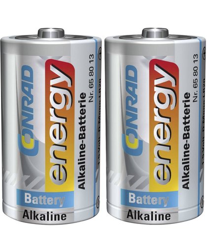 Conrad energy alkaline mono-batterijen (2 stuks)