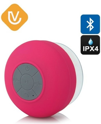 LenV - Bluetooth Waterpoof Waterdicht Douche Speaker - Roze