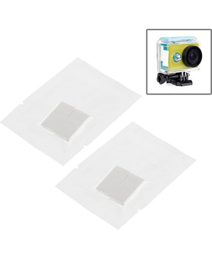 Professionele PULUZ Herbruikbare Anti-Condens Inzetstukken voor GoPro Hero 5 / 4 / 3+ / 3 / 2 / 1, Xiaomi Yi, SJCAM SJ6000 / SJ5000 / SJ4000 Sport Camera, pakket van 12