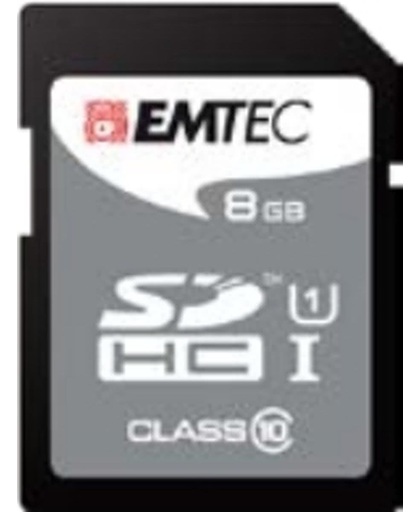 Emtec 8GB SDHC 8GB SDHC Class 10 flashgeheugen