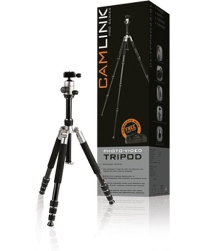 CamLink CL-TPPRO22-SL Digitaal/filmcamera Zwart, Zilver tripod