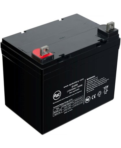 AJC® Battery geschikt voor John Deere 165 12V 35Ah Gazon en tuin accu