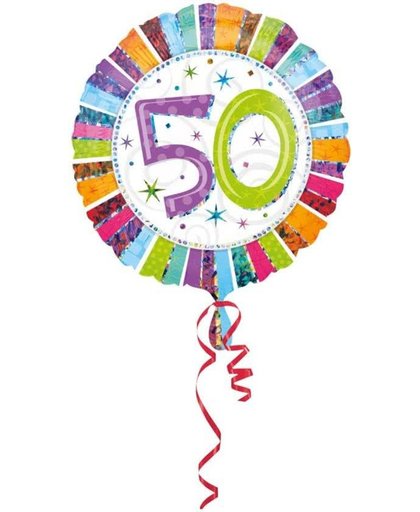 50 Jaar Verjaardag Helium Ballon - 46cm