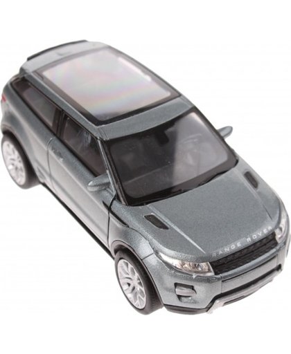 Welly metalen Land Rover Evoque grijs 12 cm