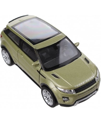 Welly metalen Land Rover Evoque groen 12 cm