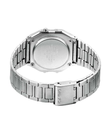 Casio A163WA-1QES Polshorloge Man Elektronisch Licht metallic horloge
