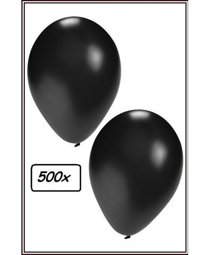 Ballonnen helium 500x zwart