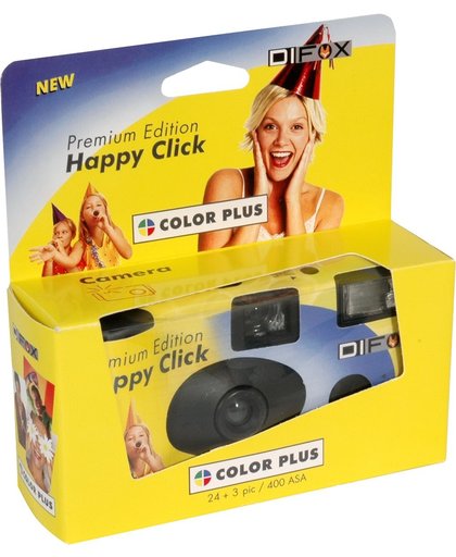 Color Plus flits 400 24+3 Happy Click - Wegwerpcamera