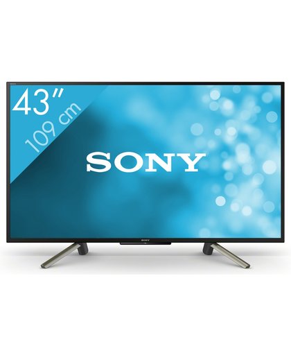 Sony KDL-43WF660 LED TV 108 cm (42.5") Full HD Smart TV Wi-Fi Zwart, Zilver