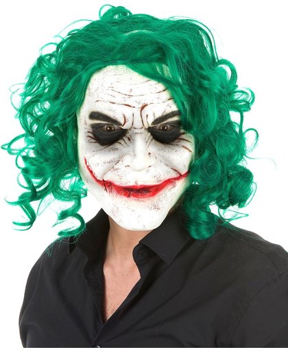 Psychopaat harlekijn masker voor volwassenen - Verkleedmaskers - One size