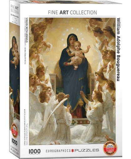 Eurographics - W.A. Bourguereau - Virgin with Angels (1000)