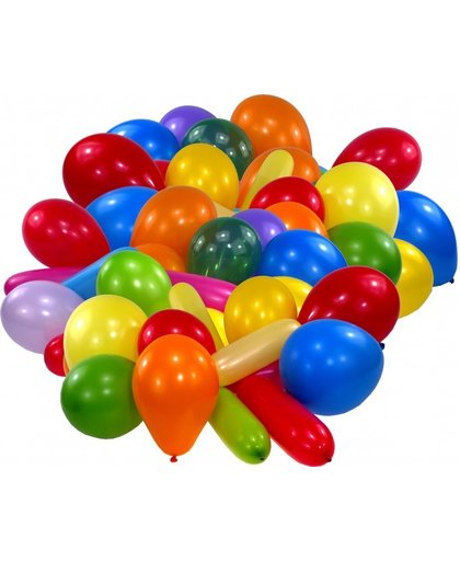 Amscan ballonnen in verschillende vormen 50 stuks