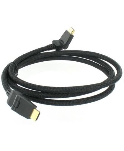 1.8 Meter - HDMI 1.4 (highspeed) Kabel Gold Plated