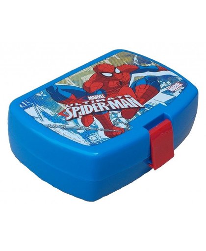Kids Licensing broodtrommel Spiderman 1,2 liter rood/blauw
