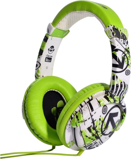 iDance Ibiza 102 Hoofdband Stereofonisch Bedraad Groen, Multi kleuren mobiele hoofdtelefoon