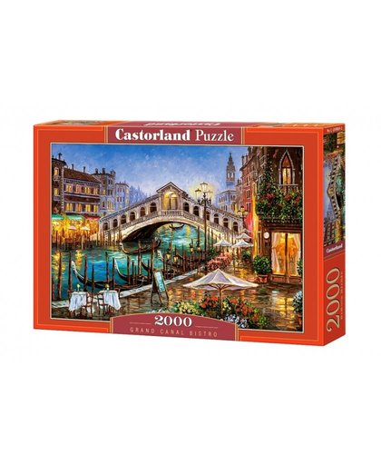 Castorland legpuzzel Grand Canal Bistro 2000 stukjes