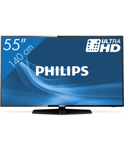 Philips 6000 series Ultraslanke 4K Smart LED-TV 55PUS6162/12 LED TV