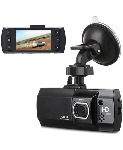 Full HD Auto Dashcam D2000 nu incl. Nederlandse handleiding en 16Gb Sandisk Micro-SD kaart