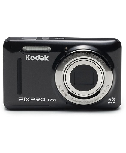 Kodak PIXPRO FZ53 Compactcamera 16MP 1/2.3" CCD 4608 x 3456Pixels Zwart