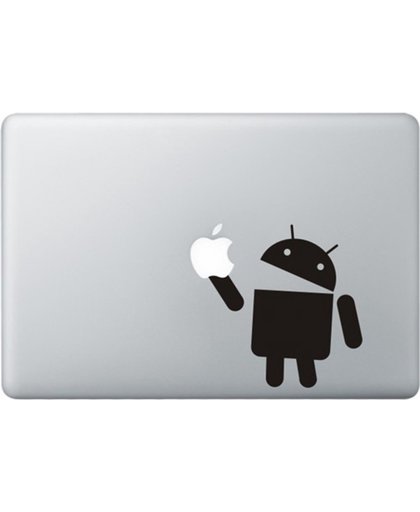Android eats Apple MacBook 15" skin sticker