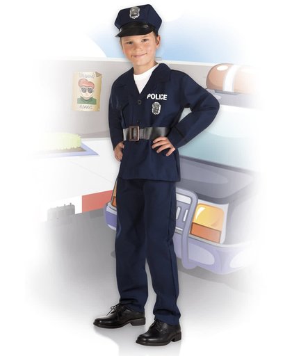 Kinderkostuum Police officer (4-6 jaar)