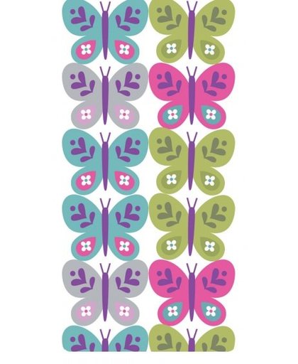 Dresz magnetische boekenlegger Butterfly 9 cm multicolor
